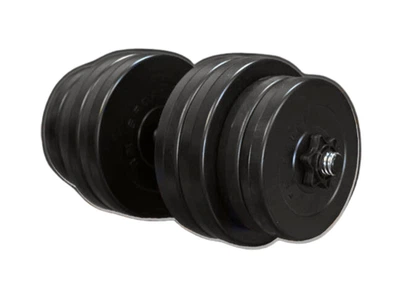 Гантель RN-Sport зі знімними дисками 30 кг з покриттям ABS