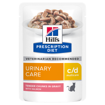 Лечебные консервы для кошек Hill's Prescription Diet Urinary Care c/d Multicare с лососем 85 г