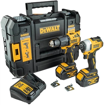 Zestaw dwóch wkrętarek akumulatorowych bezszczotkowych DeWALT DCK2062M2T-QW (5035048723692)