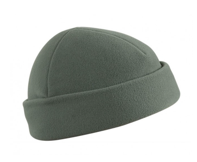 Шапка тактическая флисовая под шлем Helikon-Tex размер Универсальный Зеленый (CZ-DOK-FL-21)