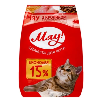 Корм для котів "З кроликом" Мяу 2 кг. (4820083905759)