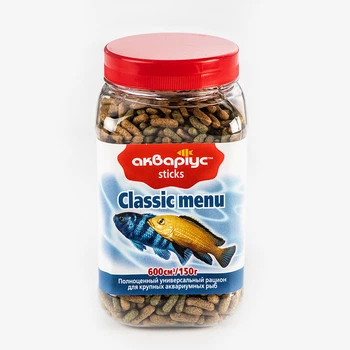 Сухой корм для рыб CLASSIC MENU sticks 150г