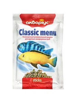 Сухой корм для рыб CLASSIC MENU sticks 40г