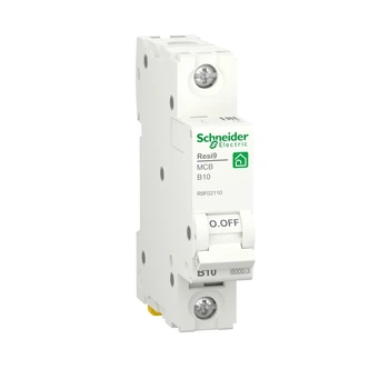 Автоматический выключатель Resi9 Schneider Electric 10A 1P кривая B 6kA R9F02110