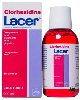 Ополіскувач для порожнини рота Lacer Chlorhexidine Mouthwash 200 ml (8470003856416)