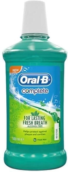 Płyn do płukania ust Oral-B Complete Mouthwash Fresh Mint 500 ml (4015600587833)