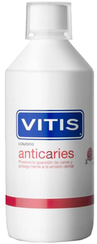 Ополіскувач для порожнини рота Vitis Anticaries Mouthwash 500 ml (8427426028852)