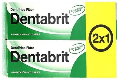 Зубна паста Dentabrit Fluorine Toothpastes Pack Duo 2x75 ml (8410403707666)
