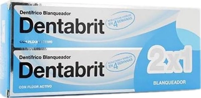 Зубна паста Dentabrit Whitener Toothpaste Pack Duo 2x125 ml (8410403704924)