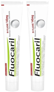 Зубна паста Fluocaril Bi-Fluorinated Whiteness Toothpaste 2 x 75 ml (8710604763189)