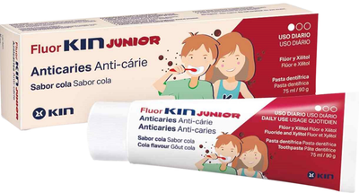 Pasta do zębów Fluor-Kin Junior Toothpaste Strawberry Flavour 75 ml (8470001551689)