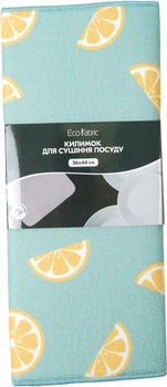 Коврик для сушки посуды Eco Fabric Лимон 36 х 44 см (EF-3644-LM)