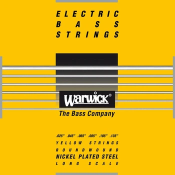 Струны для бас-гитары WARWICK 41401 Yellow Label Medium 6-String (25-135)