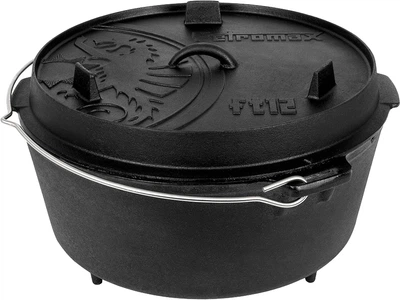 Котел-жарівня чавунна Petromax Dutch Oven ft12 на ніжках 10.8 л (4250435707081)