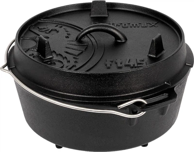 Котел-жарівня чавунна Petromax Dutch Oven ft4.5 на ніжках 3.5 л (4250435730614)