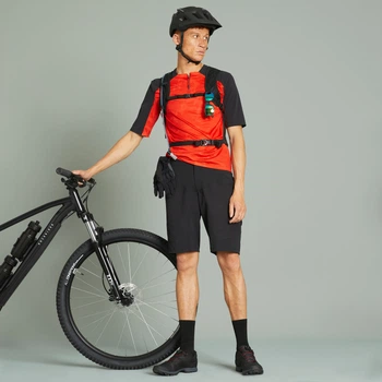 Чоловічі шорти ROCKRIDER ST 500 для гірського велоспорту чорні 3XL