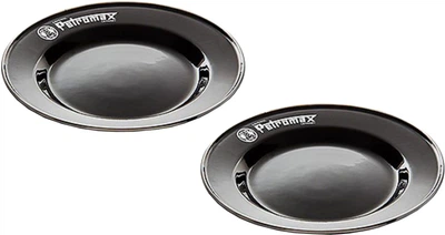 Набір емальованих тарілок Petromax Enamel Plates 26 см 2 шт Чорний (4250435731185)