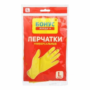 Рукавиці гумові Бонус універсальні L