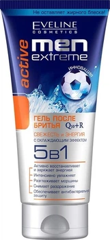 Гель після гоління Eveline Men Extreme Active Q10+R 5 в 1 200 мл