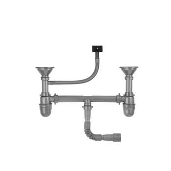 Сифон для кухонної мийки Kroner KRP Siphon - 012 3 1/2"- 50/40 мм