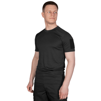 Футболка чоловіча тактична польова повсякденна футболка для спецсужб (M) Чорний (OR.M_656)