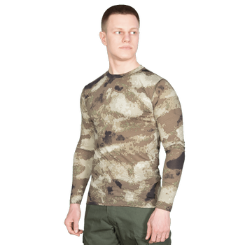 Лонгслив тактичечкий мужская футболка с длинным рукавом для силовых структур XL A-Tacs Au (OR.M_710)