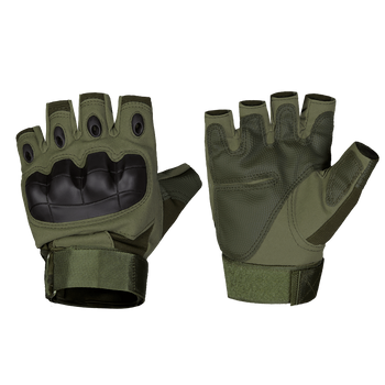 Рукавички тактичні польові універсальні рукавиці для мисливців та силових структур XL Олива (OR.M_515)