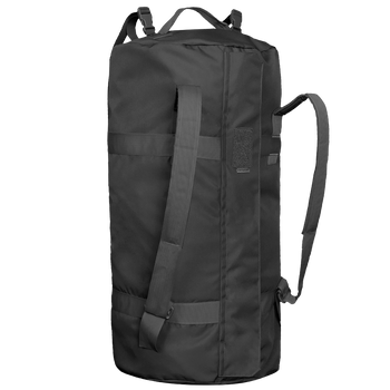 Баул тактичний універсальний військова сумка з горизонтальним завантаженням KOMBAT 100л 7066 Чорний (OR.M_2912)
