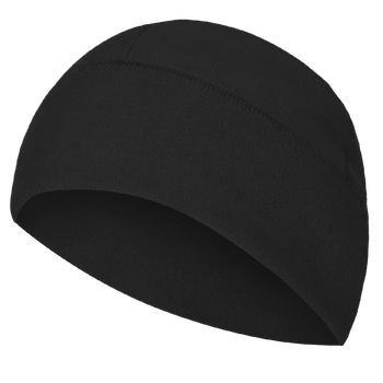 Шапка тактична флісова універсальна чоловіча шапка для спеціальних служб M Чорний (OR.M_356)