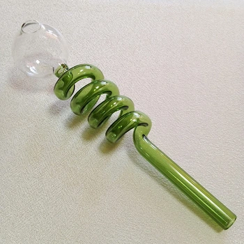 Стеклянная трубка для курения Джимми Гокинс Oil Green Ø30 мм. (28267)
