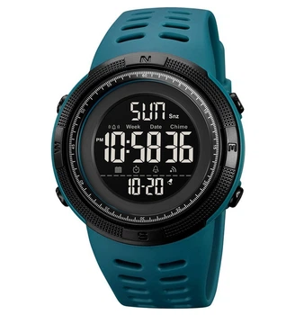 Наручные часы Skmei 2070 lake blue голубое озеро\черный циферблат