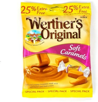 Конфеты Werthers Original Soft Caramel Candy 138 г