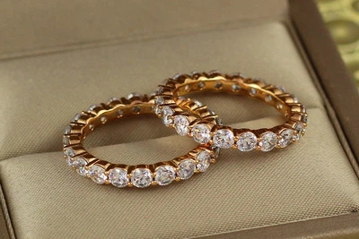 Кольцо Xuping Jewelry нескончаемый хоровод р 15 золотистое