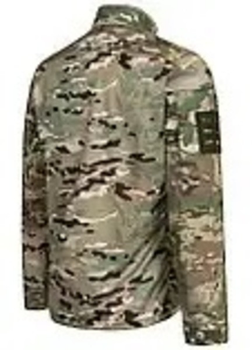 Тактична сорочка ubacs армійська для військовослужбовців ЗСУ розмір XL Мультикам
