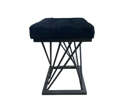 Табурет KOMODO black в стиле loft мягкий