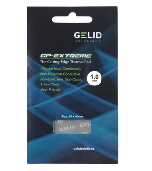 Термопрокладка Gelid GP-Extreme 80х40х1 мм 12w/mk