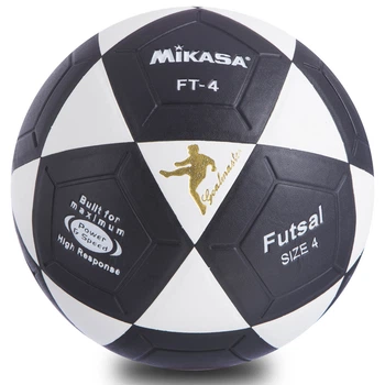 М'яч футбольний Mikasa Futsal FT-4 0450 розмір 4 Black-White