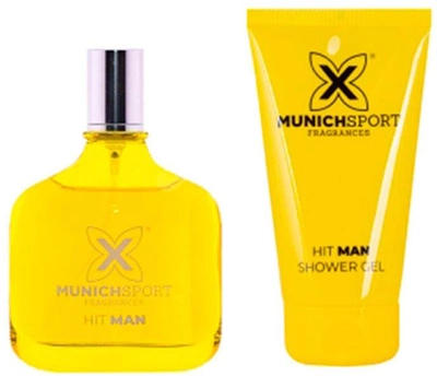 Zestaw damski Munich Hit Man Edt Spray 100 ml + Żel pod prysznic 150 ml (8424730028158)