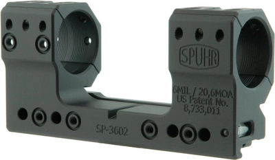 Моноблок Spuhr SP-3602. d - 30 мм. Extra High. 6 MIL/20.6 MOA. Picatinny
