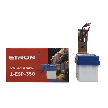 Сумеречный датчик ETRON Sensor 1-ESP-350 6A 230V ІР44 фотометрический