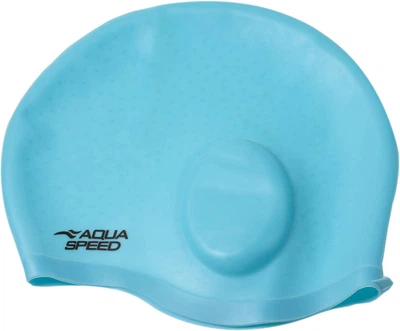 Шапочка для плавания Aqua Speed EAR CAP Comfort 9892 (289-02) Уни OSFM Бирюзовая (5908217698926)
