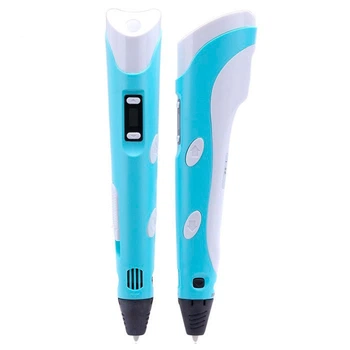 3D ручка с New LED дисплеем PEN-2 MyRiwell Голубой (13DRC403084-1) TIN66