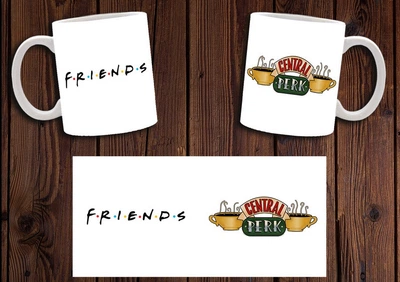 Кружка CupKit "Friends / Друзі" №7 330мл біла
