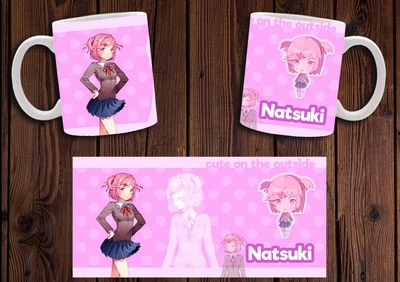 Кружка CupKit "Doki Doki Literature Club! / Литературный клуб Доки Доки" №2 330мл белая