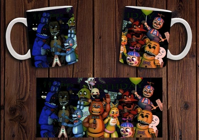 Кружка CupKit "Five Nights at Freddy's / Пять ночей с Фредди" №5 330мл белая