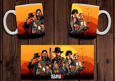 Кружка CupKit "Red Dead Redemption 2 / RDR2" №6 330мл белая