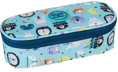 Пенал на блискавці CoolPack Campus Indian Zoo з органайзером для ручок 23х9х5 см (E62547)