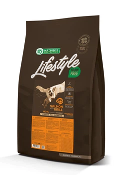 Сухой беззерновой корм с лососем и крилем для щенков всех пород Lifestyle Grain Free Salmon with Krill Junior All Breeds 10 кг