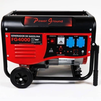 Генератор бензиновий PowerGround FG4000 3 кВт АVR з колесами