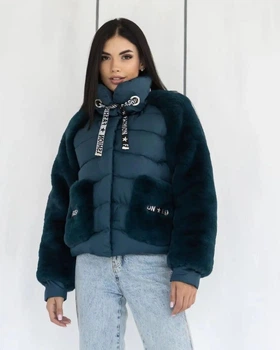 Женская куртка зимняя UF-fashion Зірка 3 - АП норма 52 волна